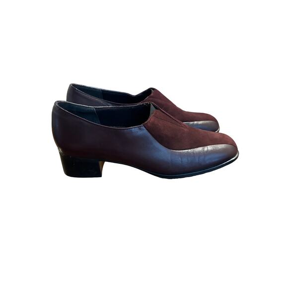 Women’s Munro Leather Brown Loafer. Size 7.5 Corpcore Officewear - Picture 1 of 5